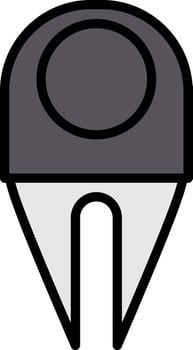 Divot Vector Icon Design