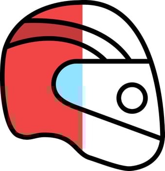 Helmet Vector Icon Design