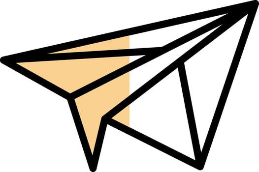 Paper plane Vector Icon Design