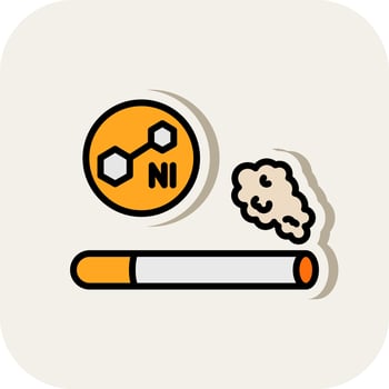 Nicotine Vector Icon Design