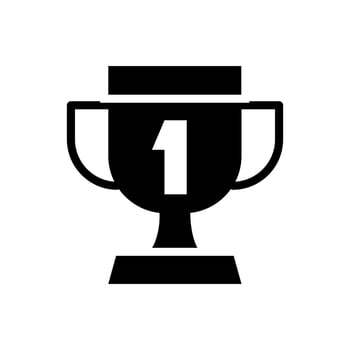 trophy icon vector icon trophy winner