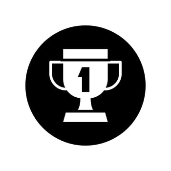 trophy icon vector icon trophy winner