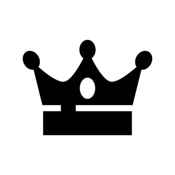 Crown Icon Vector Symbol Design Illustration