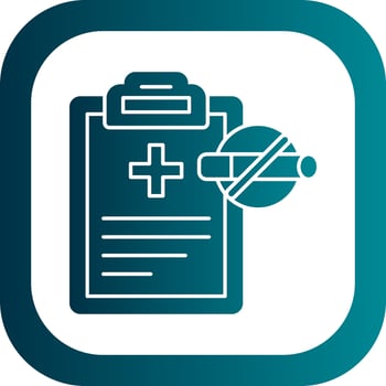 Medical report Vector Icon Design