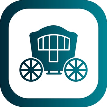 Carriage Vector Icon Design