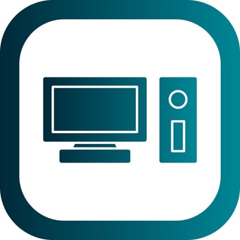 Computer Vector Icon Design