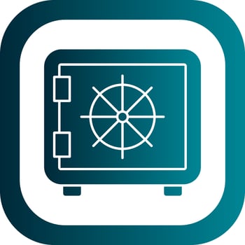 Vault Vector Icon Design