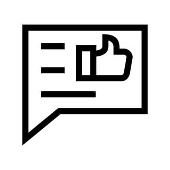 Feedback Icon Vector Symbol Design Illustration
