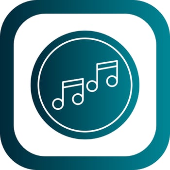 Music note Vector Icon Design