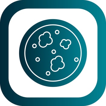 Petri dish Vector Icon Design