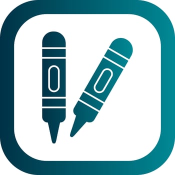 Crayons Vector Icon Design