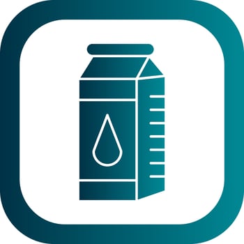 Milk box Vector Icon Design