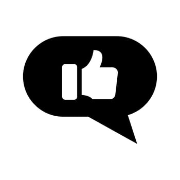 Like Icon Vector Symbol Design Illustration