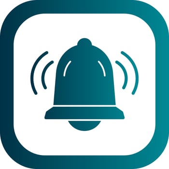 Ring bell Vector Icon Design