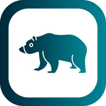 Bear Vector Icon Design