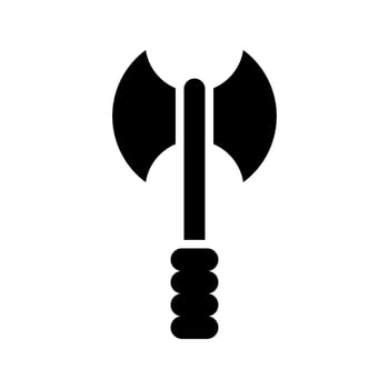 Axe Icon Vector Symbol Design Illustration