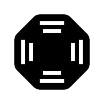Octagon Icon Vector Symbol Design Illustration