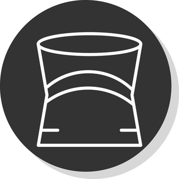 Neck gaiter Vector Icon Design