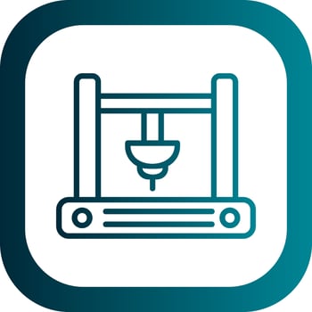 3d printing Vector Icon Design