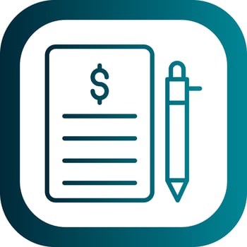Bill Vector Icon Design