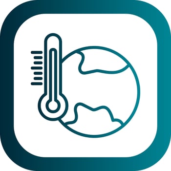 Global warming Vector Icon Design