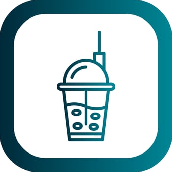 Thai tea Vector Icon Design