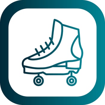 Skates Vector Icon Design
