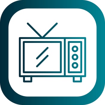 Teleision Vector Icon Design
