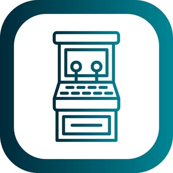 Arcade machine Vector Icon Design