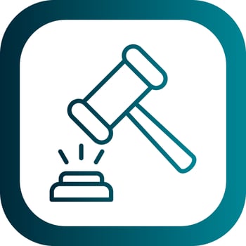 Auction Vector Icon Design