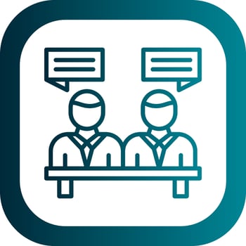 Meeting Vector Icon Design