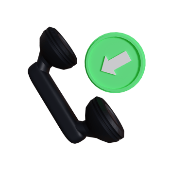 inbound retro style 3d illustration png