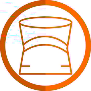 Neck gaiter Vector Icon Design