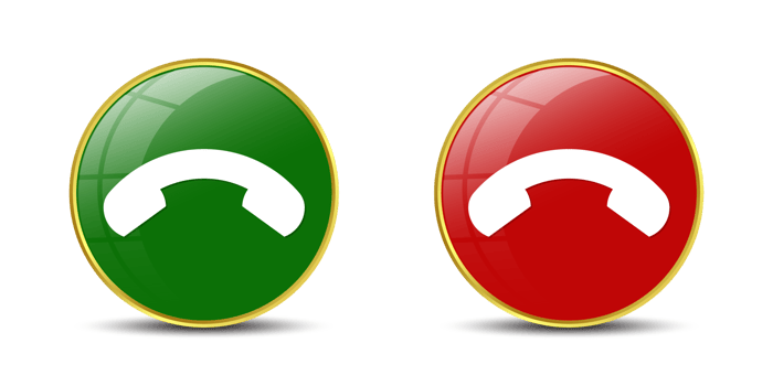 3D Realistic Phone Call Receive, Reject And Dial, Incoming Call Button, Red And Green Call Push Button, Telephone  Sign, Call Accept And Decline Symbol, Answer And Reject Call Button Set Icon png