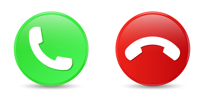 3D Realistic Phone Call Receive, Reject And Dial, Incoming Call Button, Red And Green Call Push Button, Telephone  Sign, Call Accept And Decline Symbol, Answer And Reject Call Button Set Icon png