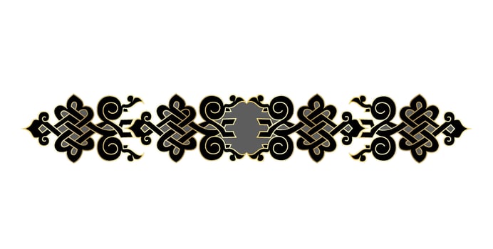 Arabic oriental damask vintage baroque scroll ornament swirl. Victorian monogram heraldic shield swirl. Retro floral leaf pattern border foliage antique acanthus calligraphy engraved tattoo. vector
