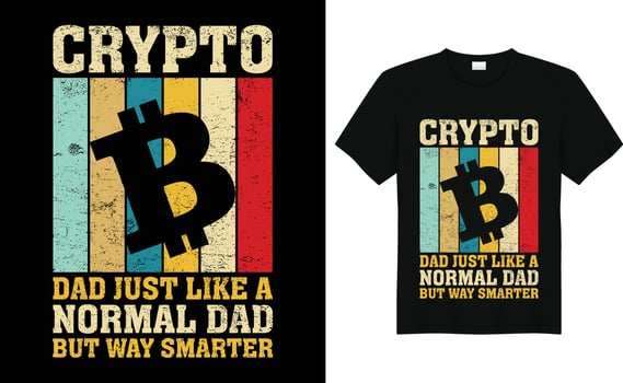 Best retro vintage bitcoin btc cryptocurrency tshirt design vector