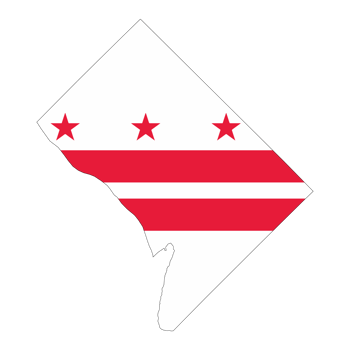 Washington D.C. Flag - State of America png