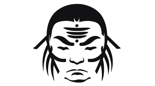 Spirit of the Warrior Explore the Enigmatic Samurai Mask for Iconic Symbolism vector