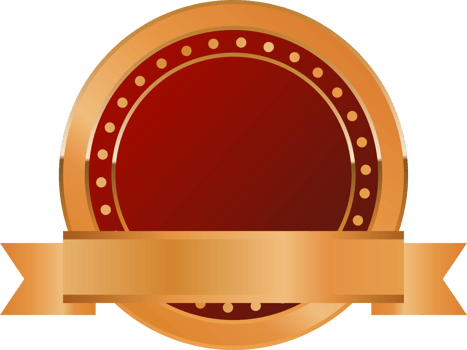 Luxury golden badge labels illustration png