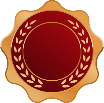Luxury golden badge labels illustration png