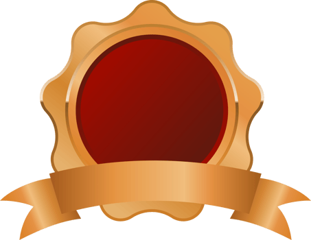 Luxury golden badge labels illustration png