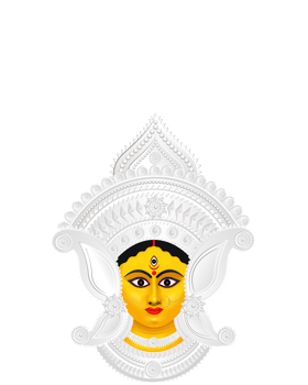 Durga Puja Decorative Element png