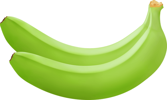 Fresh Green Banana Bundle png