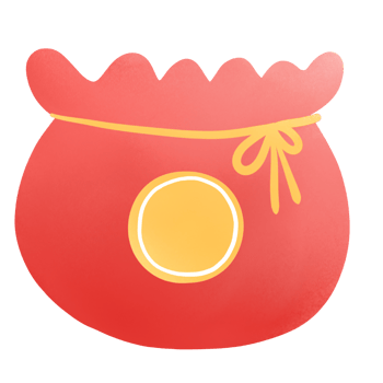 chinese red pocket png