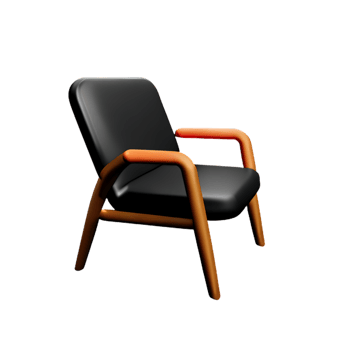 Chair isolated on white background png