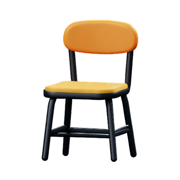Chair isolated on white background png
