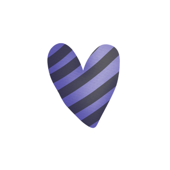 cute heart watercolor png