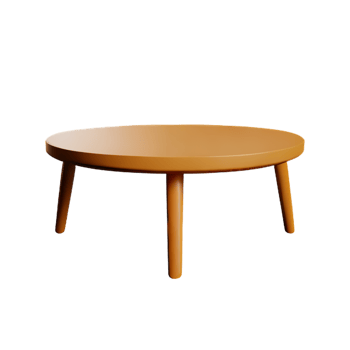 Modern table and chair isolate png