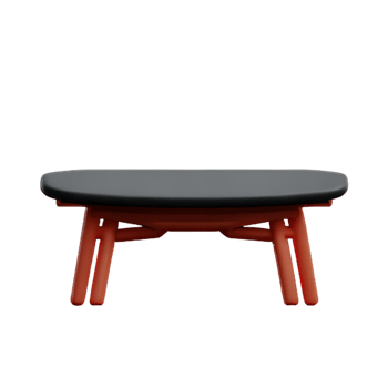 Modern table and chair isolate png